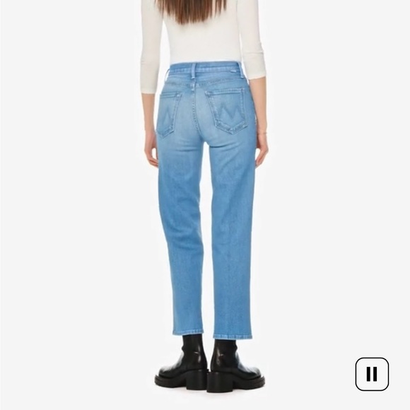 NWT Mother The Rambler Zip Ankle Going Dutch Wash Size 33 - Picture 5 of 13